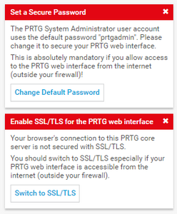 Further Options on the Welcome Page Further Options on the Welcome Page